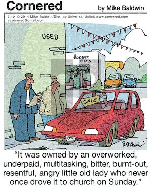 Cornered on Saturday July 12, 2014 Comic Strip