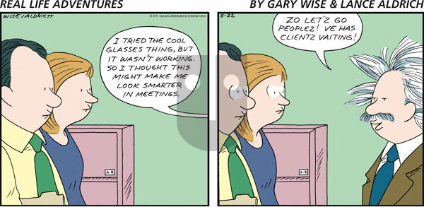 Real Life Adventures on Wednesday May 21, 2025 Comic Strip