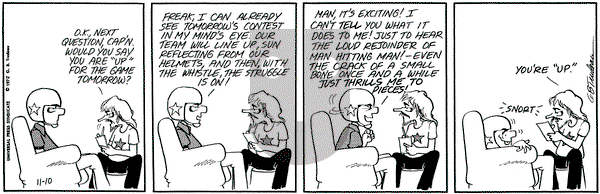 Doonesbury on Friday November 10, 1972 Comic Strip