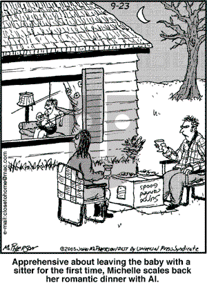 Close to Home on Friday September 23, 2005 Comic Strip