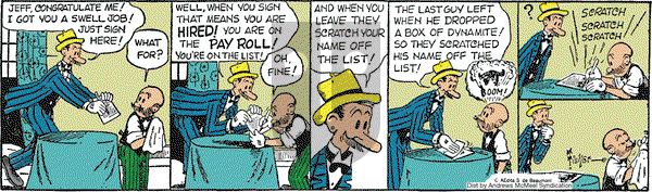 Mutt & Jeff - Wednesday November 6, 2024 Comic Strip