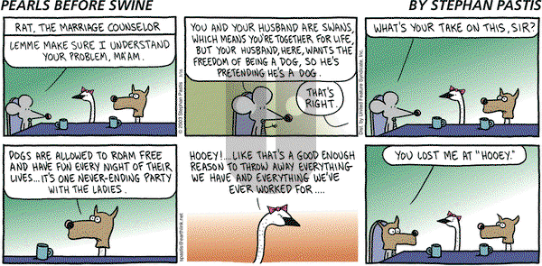 Pearls Before Swine - Sunday March 16, 2003 Comic Strip