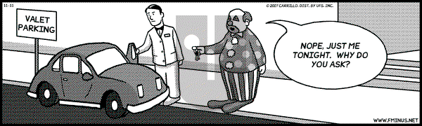 F Minus on Tuesday November 11, 2008 Comic Strip