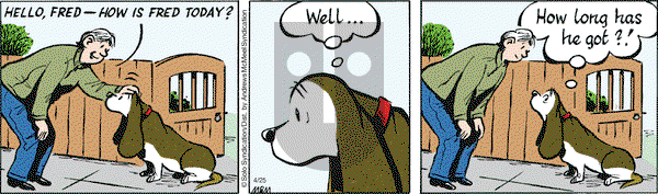 Fred Basset on Saturday April 25, 2020 Comic Strip