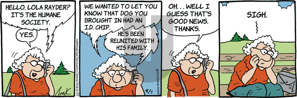 Lola on Thursday August 7, 2014 Comic Strip