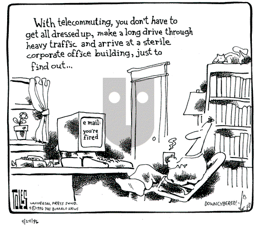 Tom Toles on Wednesday April 24, 1996 Comic Strip