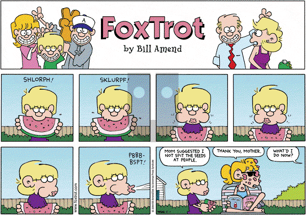 FoxTrot on Sunday August 1, 2004 Comic Strip