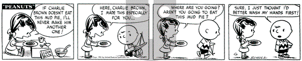 Peanuts on Friday April 6, 1951 Comic Strip