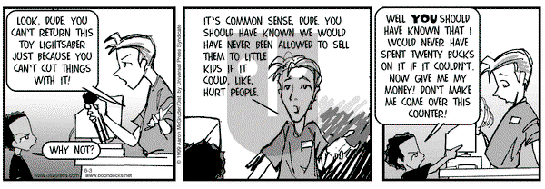 The Boondocks - Thursday June 3, 1999 Comic Strip