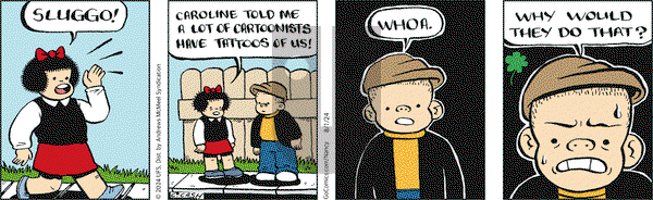 Nancy - Thursday August 1, 2024 Comic Strip