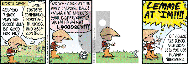 DeFlocked on Thursday July 31, 2014 Comic Strip