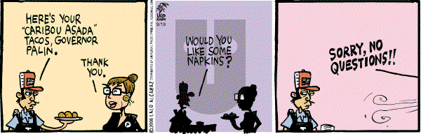 La Cucaracha on Friday September 19, 2008 Comic Strip