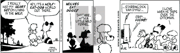 Over the Hedge on Thursday May 7, 1998 Comic Strip