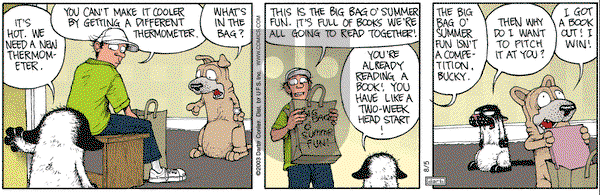 Get Fuzzy on Tuesday October 7, 2003 Comic Strip