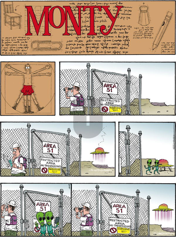 Monty on Sunday February 9, 2020 Comic Strip
