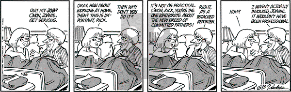 Doonesbury on Monday January 26, 1987 Comic Strip