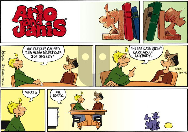 Arlo and Janis on Sunday January 25, 2009 Comic Strip