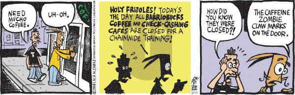 La Cucaracha on Tuesday March 11, 2008 Comic Strip