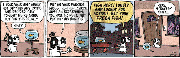 Pooch Cafe on Wednesday November 11, 2009 Comic Strip