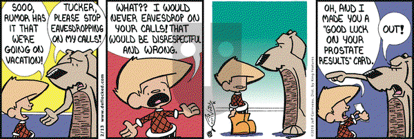 DeFlocked on Tuesday February 13, 2018 Comic Strip