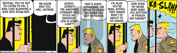 Rip Haywire on Wednesday September 4, 2019 Comic Strip