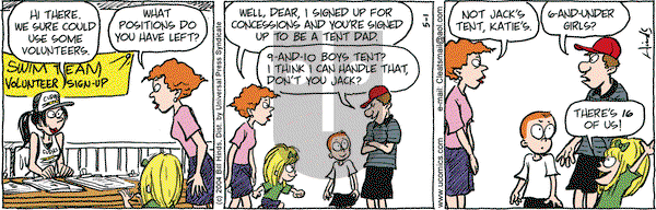 Cleats on Saturday May 1, 2004 Comic Strip