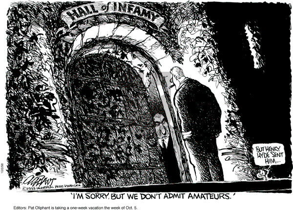 Pat Oliphant - Friday October 2, 1998 Comic Strip