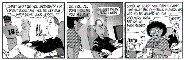 Luann on Thursday April 10, 1997 Comic Strip