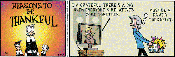 Grand Avenue on Saturday November 24, 2018 Comic Strip