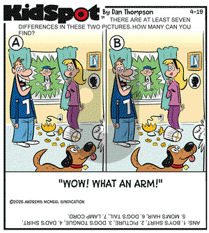 KidSpot on Saturday April 19, 2025 Comic Strip