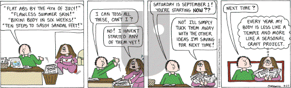 Cathy Classics - Monday August 27, 2007 Comic Strip