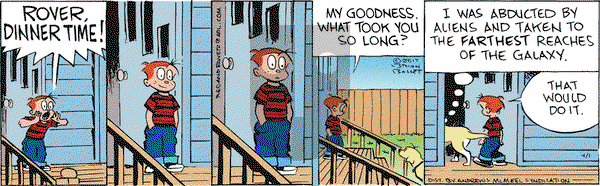 Red and Rover on Saturday April 1, 2017 Comic Strip