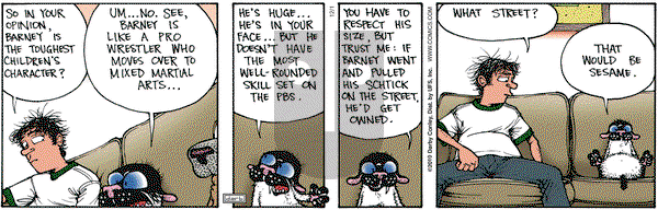 Get Fuzzy on Wednesday December 1, 2010 Comic Strip