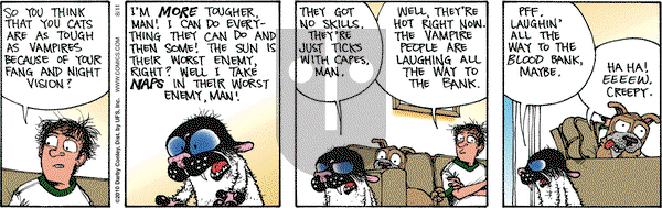 Get Fuzzy on Wednesday August 11, 2010 Comic Strip
