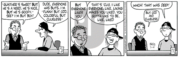 Luann on Friday March 19, 2004 Comic Strip