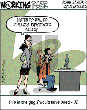 Working Daze on Friday February 22, 2008 Comic Strip