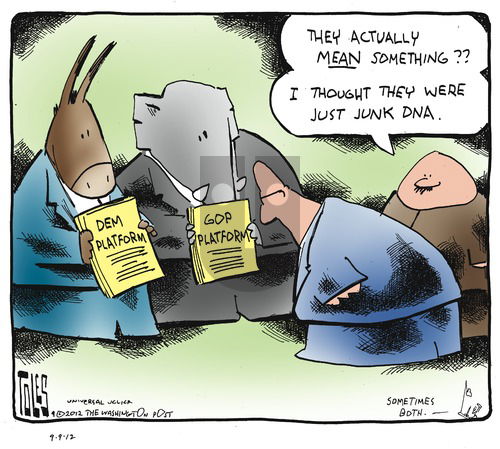 Tom Toles on Sunday September 9, 2012 Comic Strip