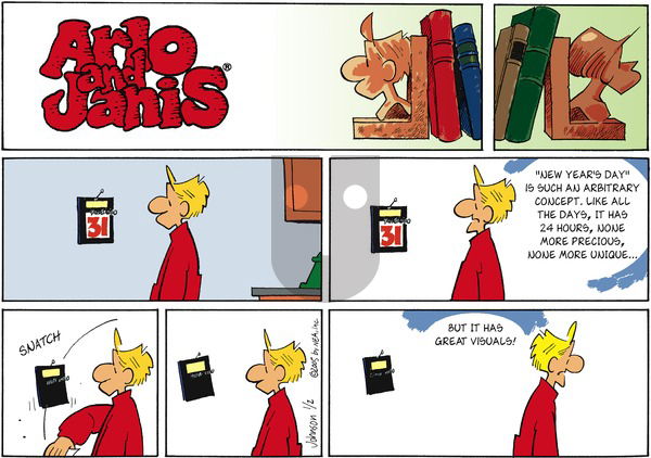 Arlo and Janis on Sunday January 2, 2005 Comic Strip