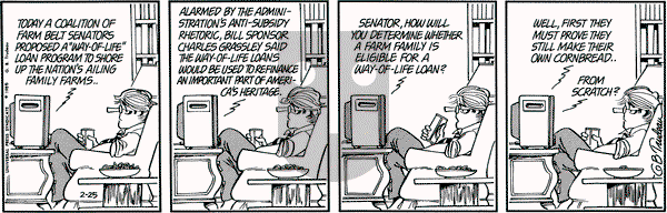Doonesbury on Monday February 25, 1985 Comic Strip