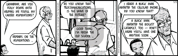 The Boondocks on Wednesday December 5, 2007 Comic Strip