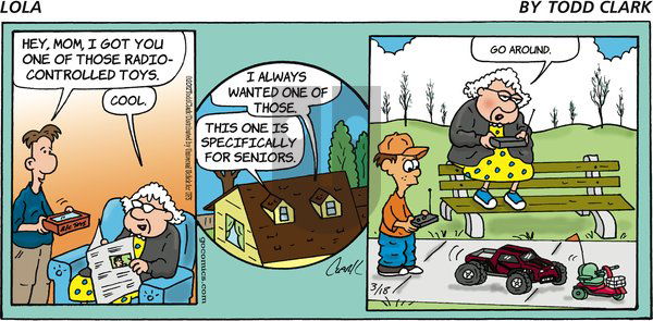 Lola on Sunday March 18, 2012 Comic Strip