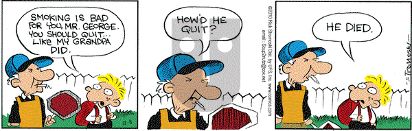 Soup to Nutz - Old on Wednesday December 8, 2010 Comic Strip