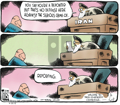 Tom Toles on Wednesday April 22, 2015 Comic Strip