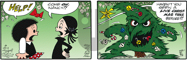 Nancy on Thursday December 21, 2017 Comic Strip