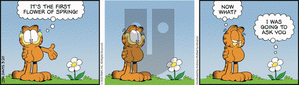 Garfield on Friday March 20, 2020 Comic Strip