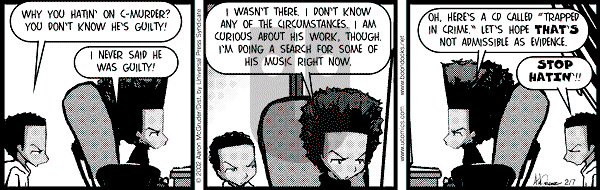 The Boondocks on Thursday September 10, 2009 Comic Strip