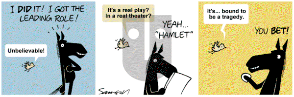 Dark Side of the Horse on Thursday January 23, 2014 Comic Strip