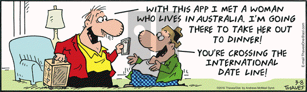 Frank and Ernest on Friday March 8, 2019 Comic Strip