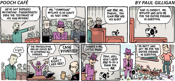Pooch Cafe on Sunday July 29, 2007 Comic Strip