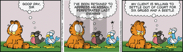 Garfield on Tuesday February 28, 2017 Comic Strip